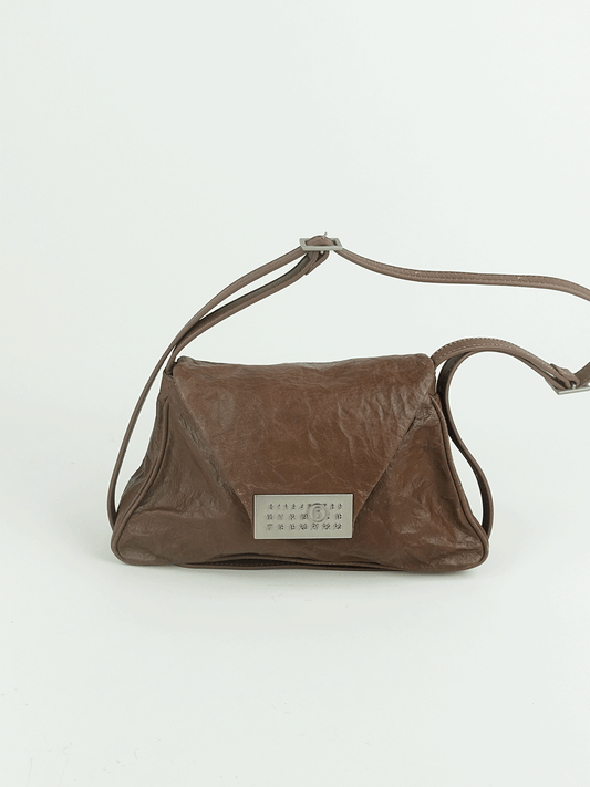 SHOULDER BAG RUSTIC BROWN