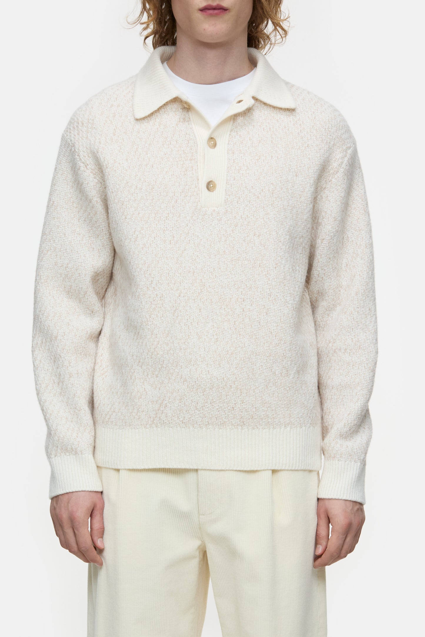 POLO JUMPER IVORY