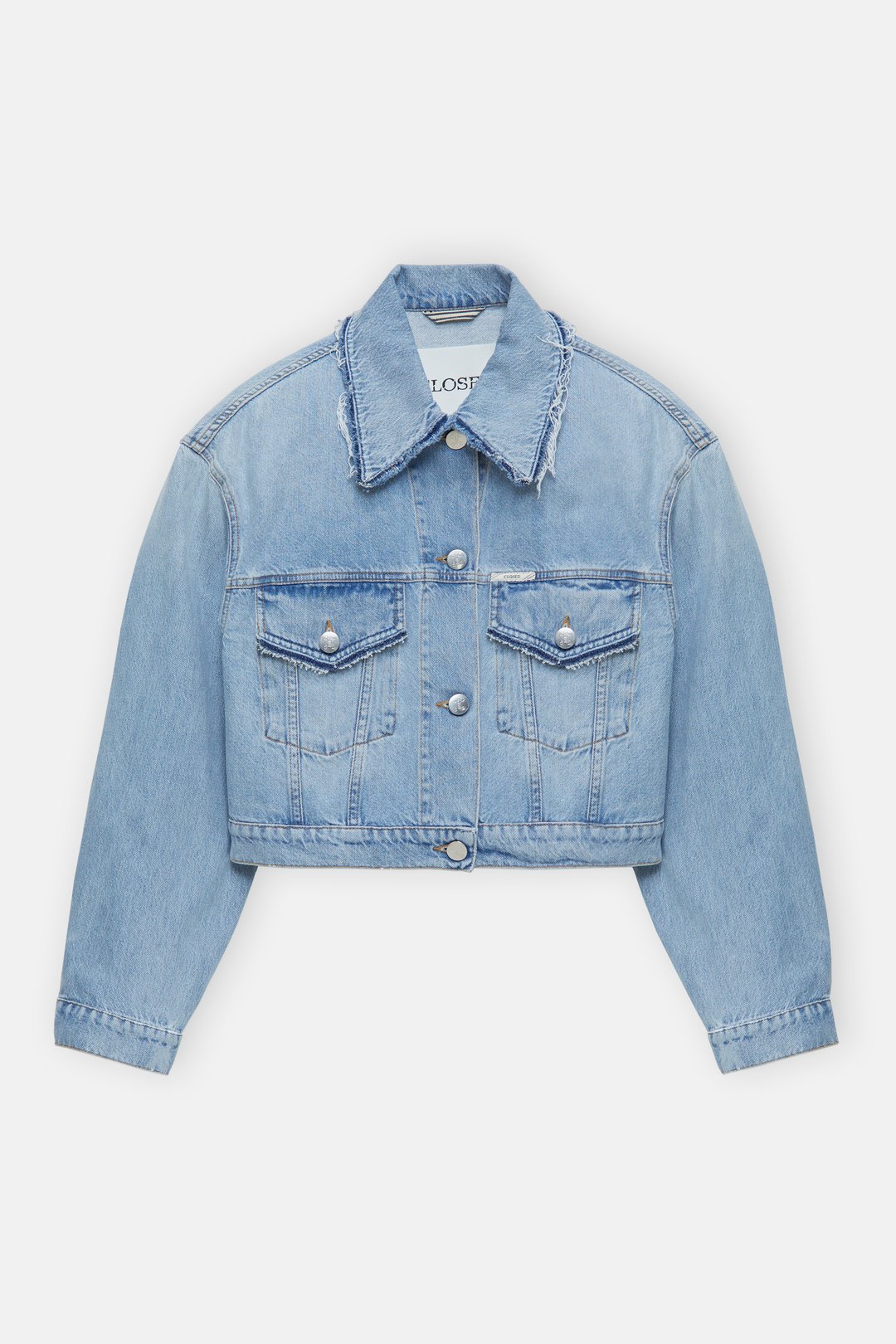 BOXY DENIM JACKET LIGHT BLUE