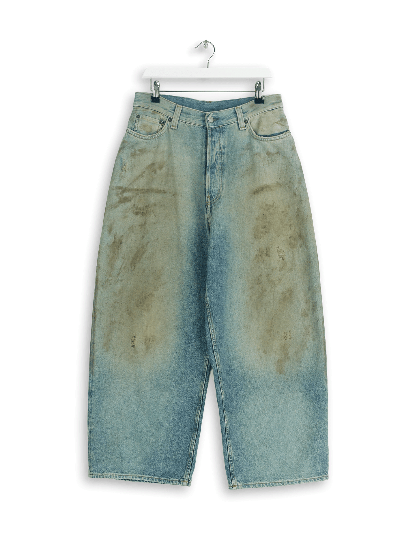 5PKT MID BLUE JEANS