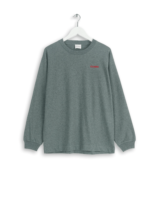 LONG SLEEVE T-SHIRT DARK GREY MELANGE