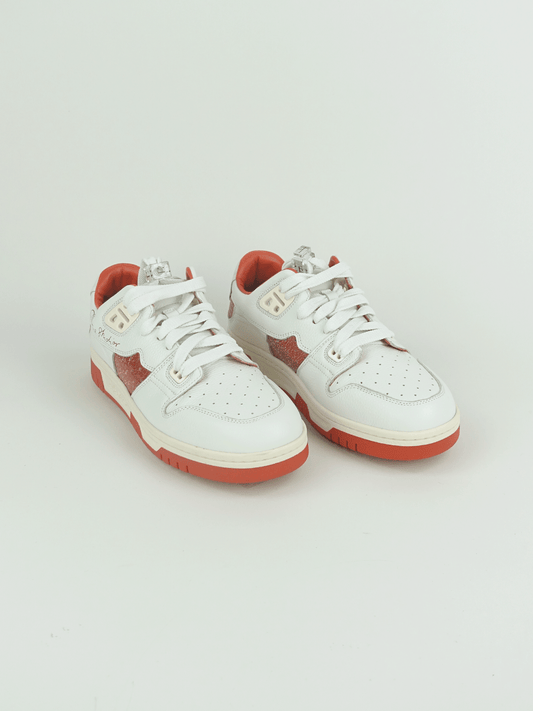 LOW POP W WHITE/ORANGE