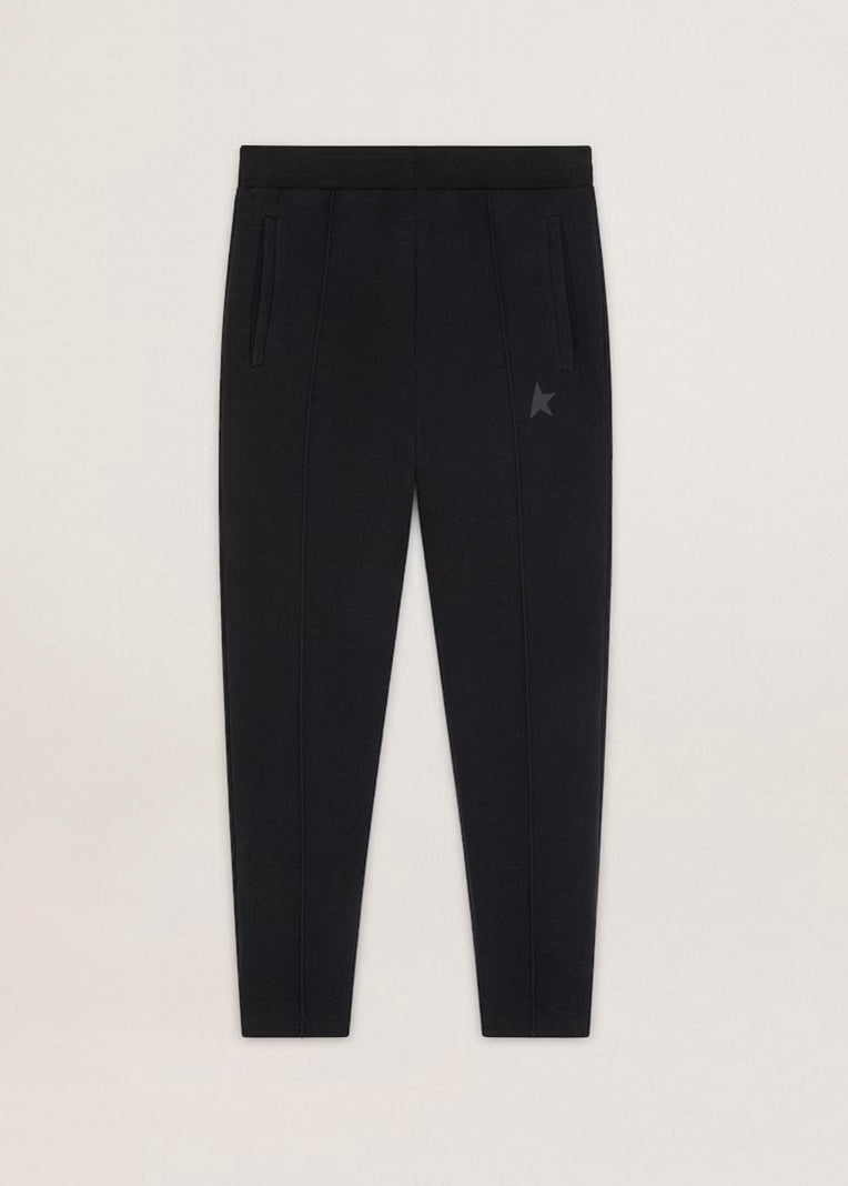 STAR/M'S JOGGINGS DORO TAPERED LEG /SMALL STAR/ BLACKBOARD BLACK