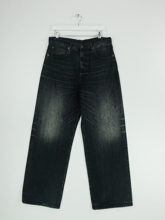 D'ARCY LOOSE JEAN ETON BLACK SELVEDGE