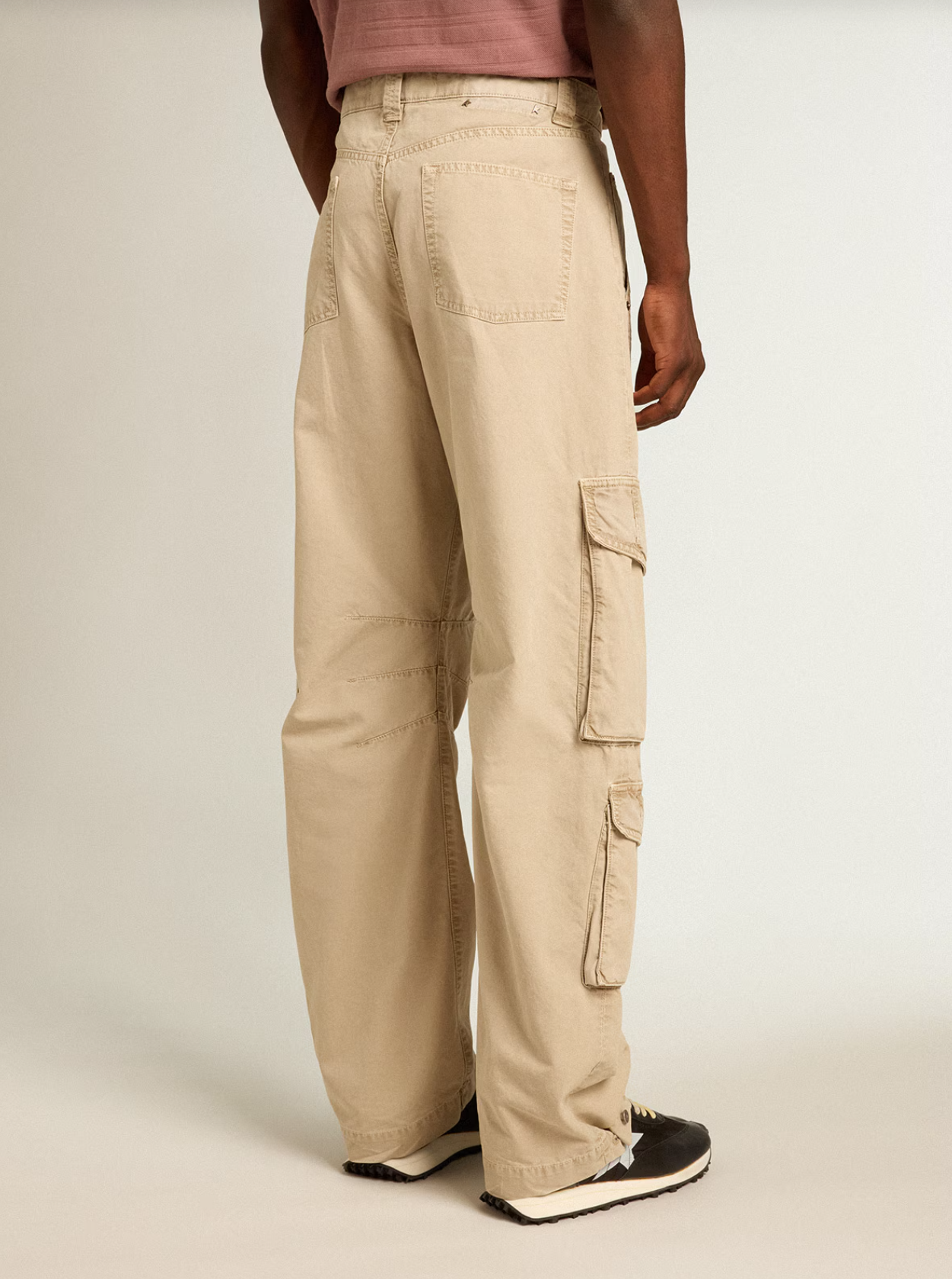 JOURNEY M'S CARGO PANT CARGO COTTON GARMMENT DYED TRENCH COAT