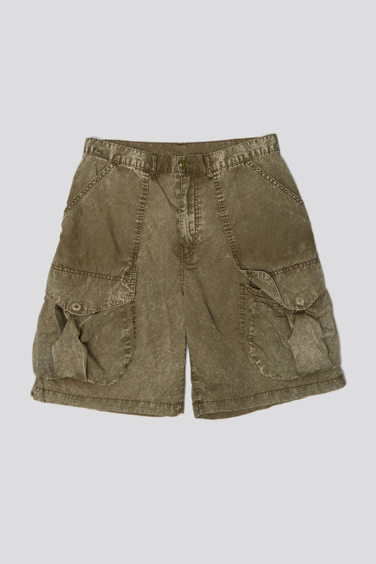 MULTIPOCKET RELAXED SHORTS GD OLIVE