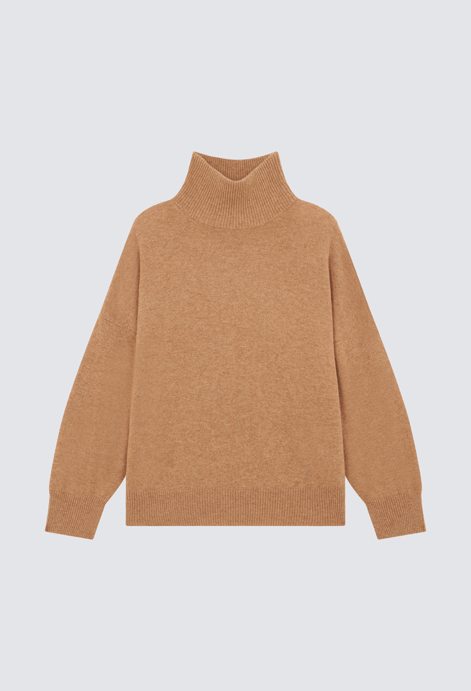 STUDIO HIGH COLLAR SWEATER HAZEL MELANGE