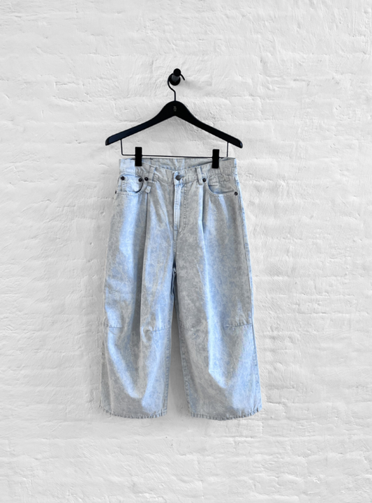 CROP WIDELEG JEAN CLOUDY BLUE